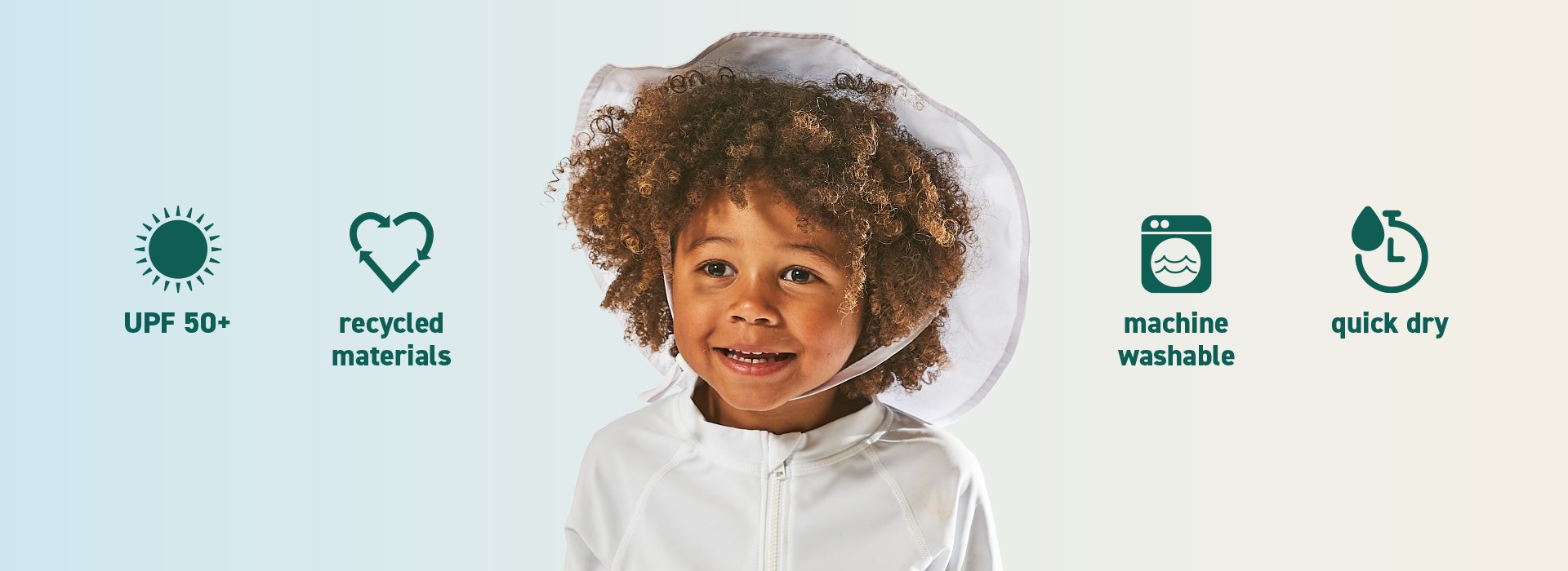 Adventure Sun Protection Hat  i play.® by green sprouts®– Green