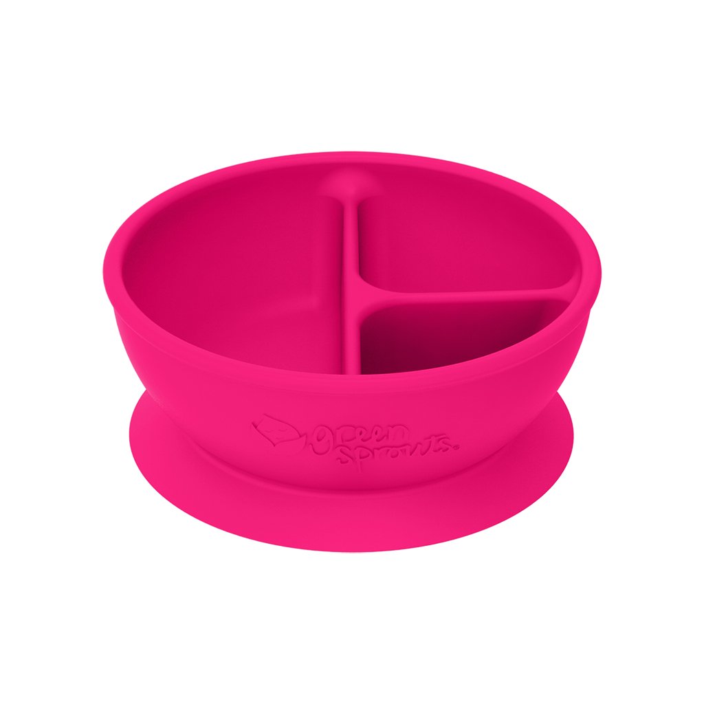 Pink Learning Bowl made from Silicone