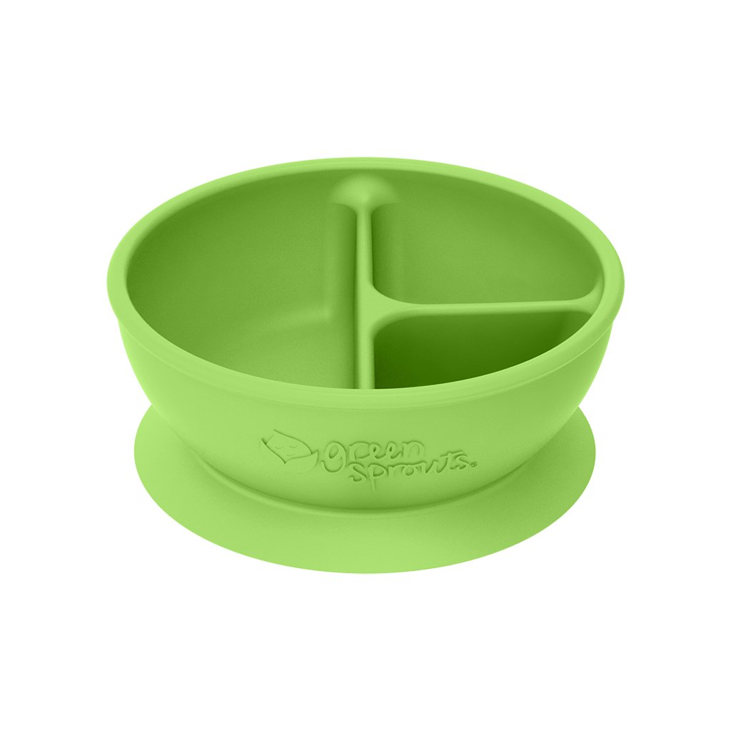 Green Learning Bowl made from Silicone