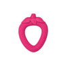 Pink Strawberry Fruit Teether made from Silicone