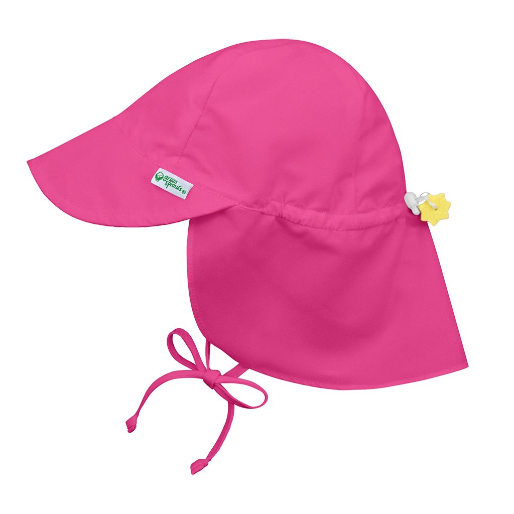 Hot Pink Flap Sun Protection Hat