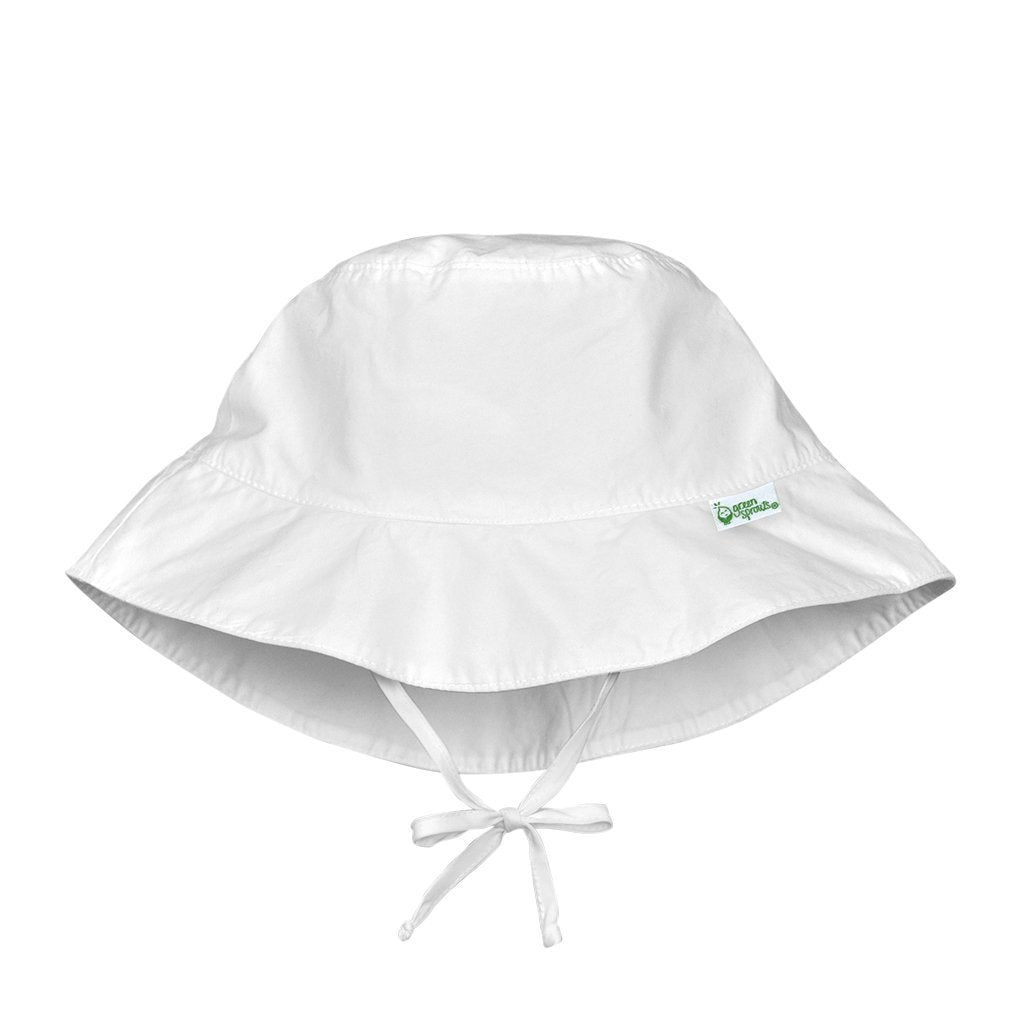 White Bucket Sun Protection Hat