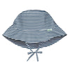 Navy Pinstripe Bucket Sun Protection Hat
