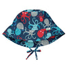 Navy Octopus Bucket Sun Protection Hat