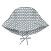 Gray Fish Geo Bucket Sun Protection Hat