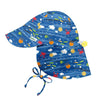 Royal Blue Sea Friends Flap Sun Protection Hat